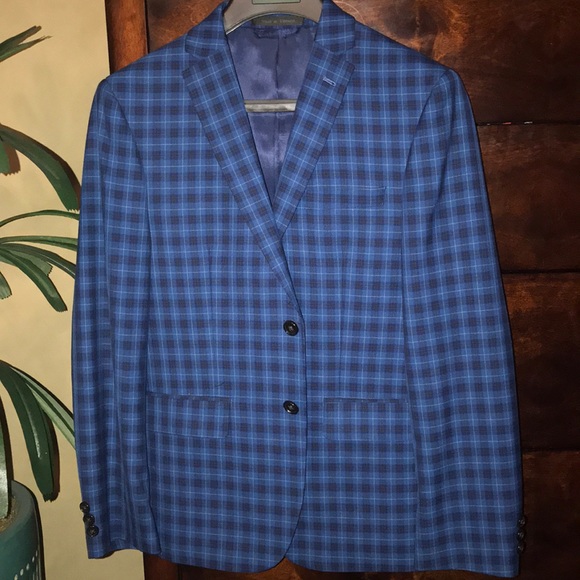 Ralph Lauren Other - Ralph Lauren Big Boys Blue Plaid Sports Coat